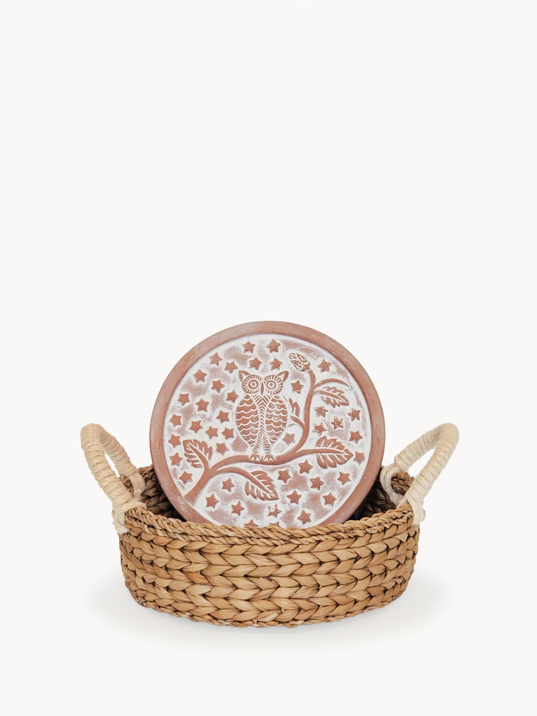 Bread Warmer & Basket - Owl Round-0