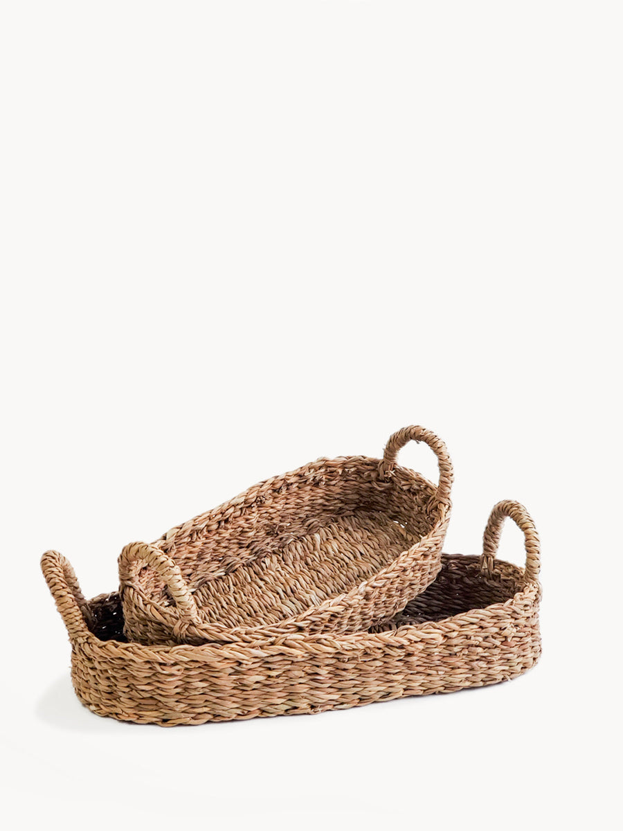 Savar Bread Basket with Natural Handle-0