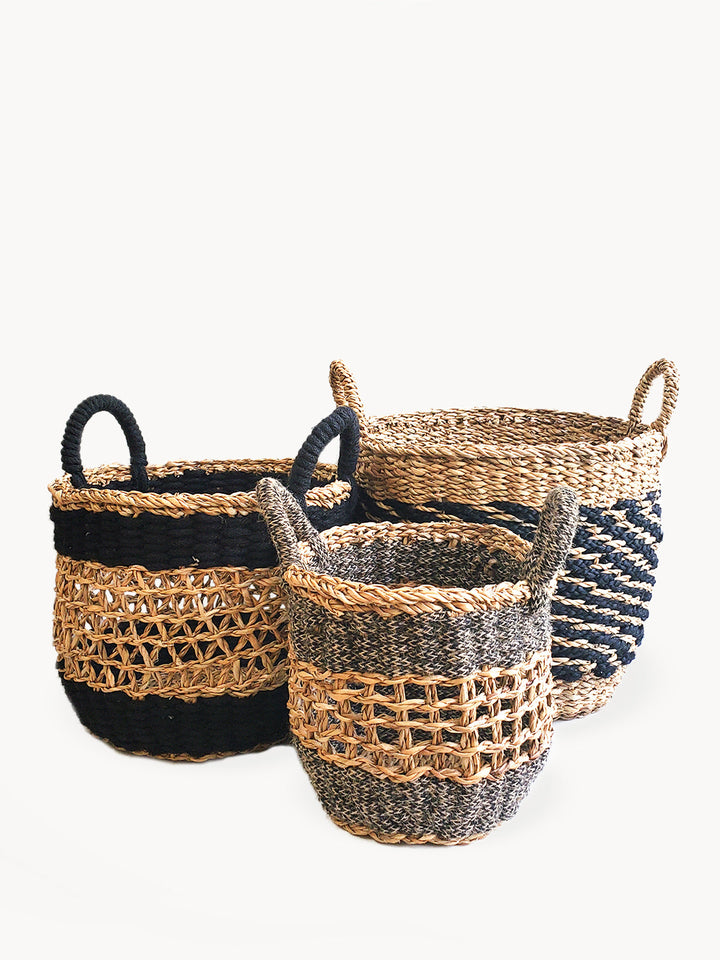 Ula Mesh Basket - Black-0