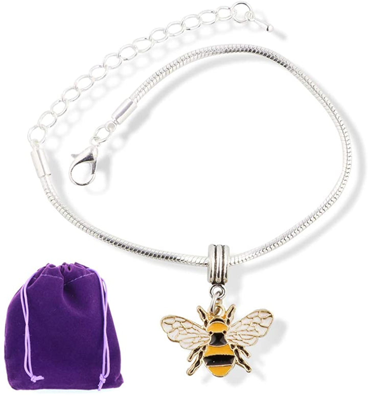 Bee Bracelet | Stainless Steel Hypoallergenic Jewelry Gifts for Women-0