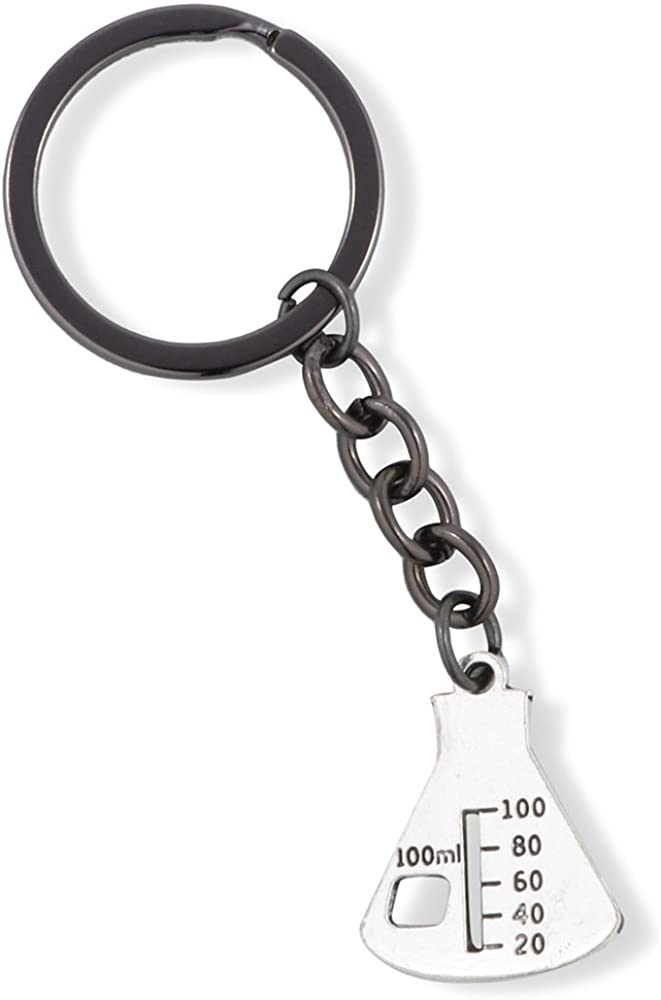 EPJ Chemistry Science Flask Measuring Charm Keychain-0