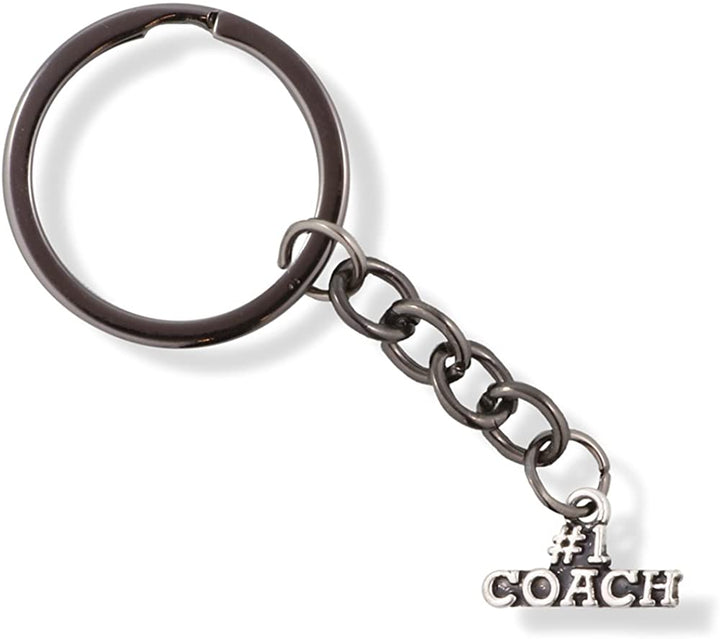 EPJ Number One #1 Coach Charm Keychain-0