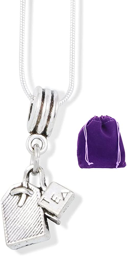 Tea Bag Tea Lovers Drinkers Charm Snake Chain Necklace-0