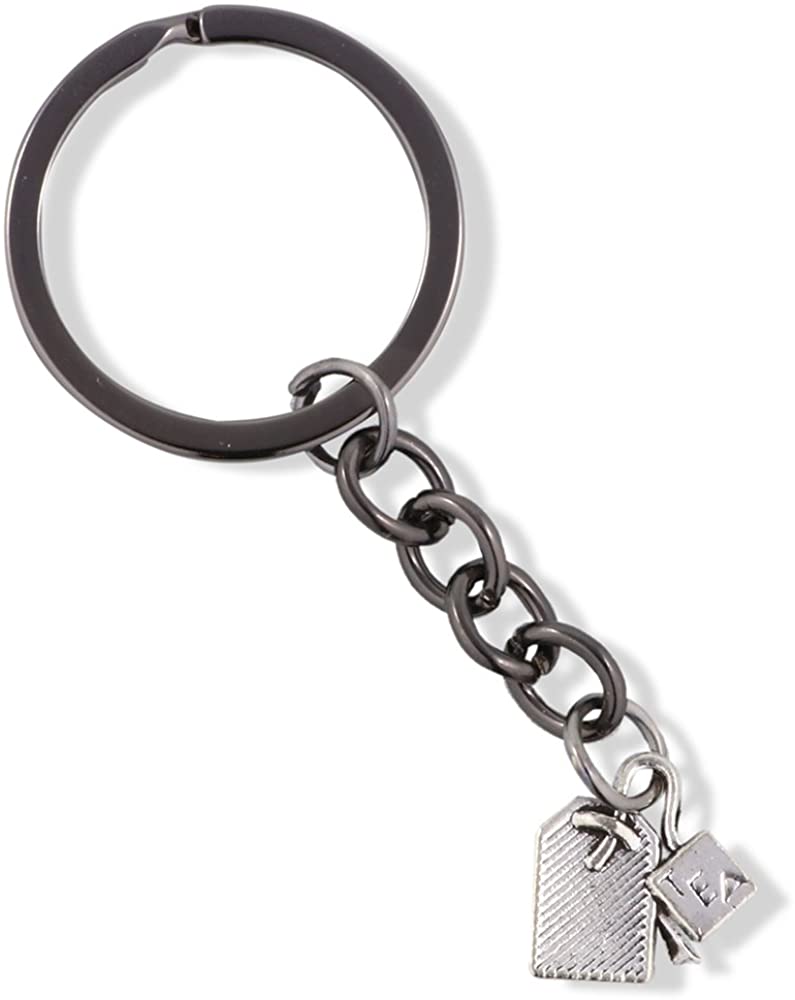 EPJ Tea Bag Tea Lovers Drinkers Charm Keychain-0