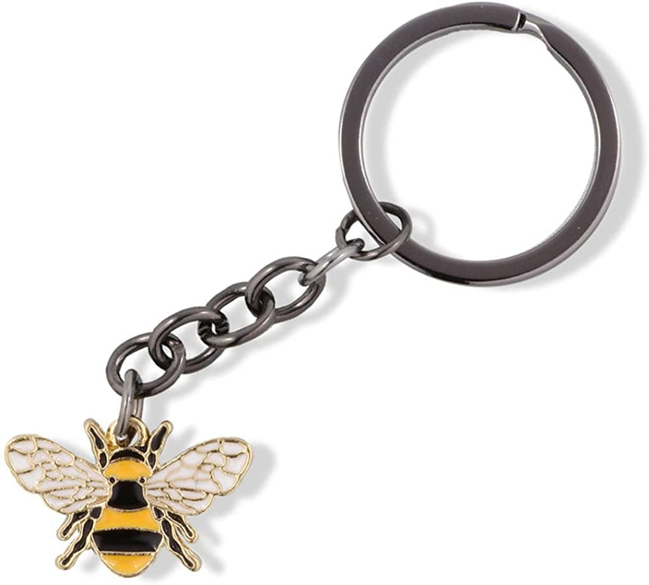 Bumble Bee Keychain | Bee Keychain with Black 1 Inch Ring with a Bumble Bee Charm Great for Women or Men or Anyone that Loves Bumblebee Accessories and Bee Keychains that are Cute Keychains for Women-5