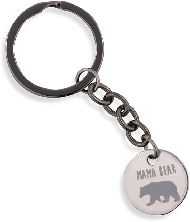 Emerald Park Jewelry Mama Mother Bear Charm Keychain-0