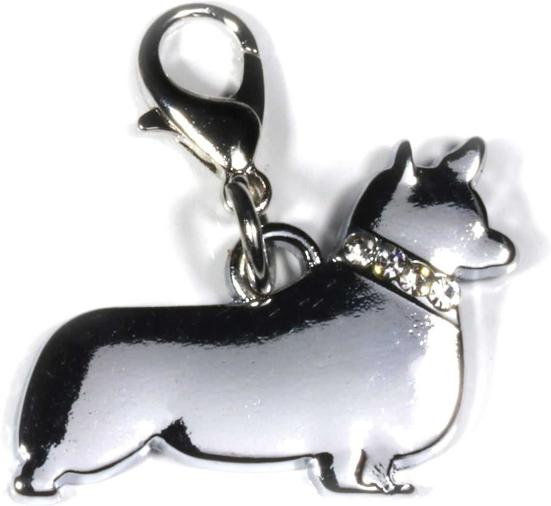 Corgi Charm - Corgi Gifts for Corgi Lovers Women and Men a Corgi Shoe Charm or for a Dog Keychain Great Corgi Keychain and Corgi Stuff or Dog Charms and Animal Charms and Corgie Lovers Gift Corgi Mom-0