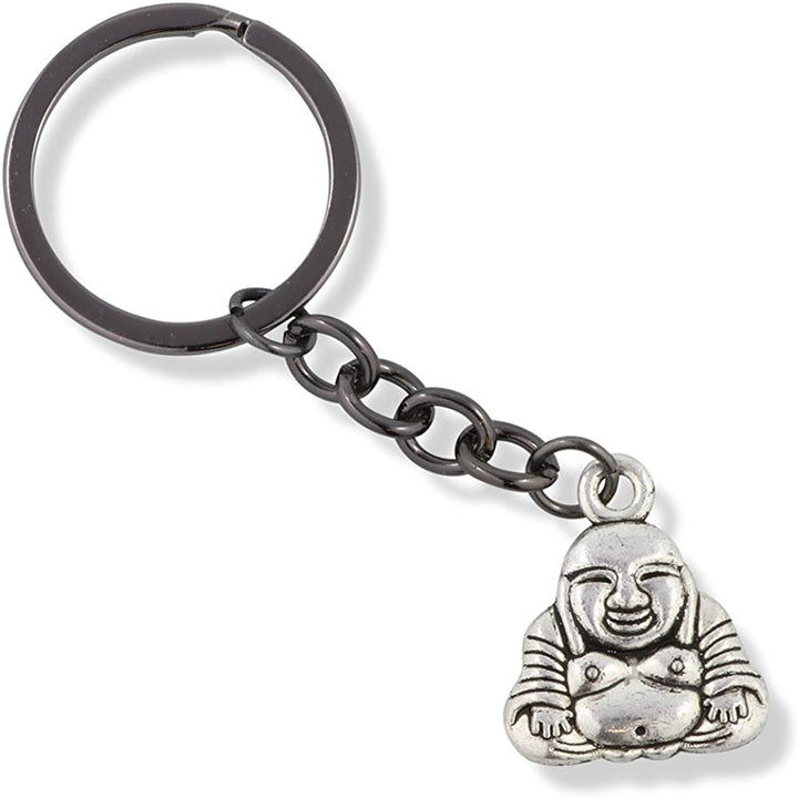 Emerald Park Jewelry Buddha Keychain | 3D Buddha Key Chains for Good Luck and Good Fortune a Great Gift for Someone That practices Buddhism or for The Person That Believes to be a Buddhist at Heart-6