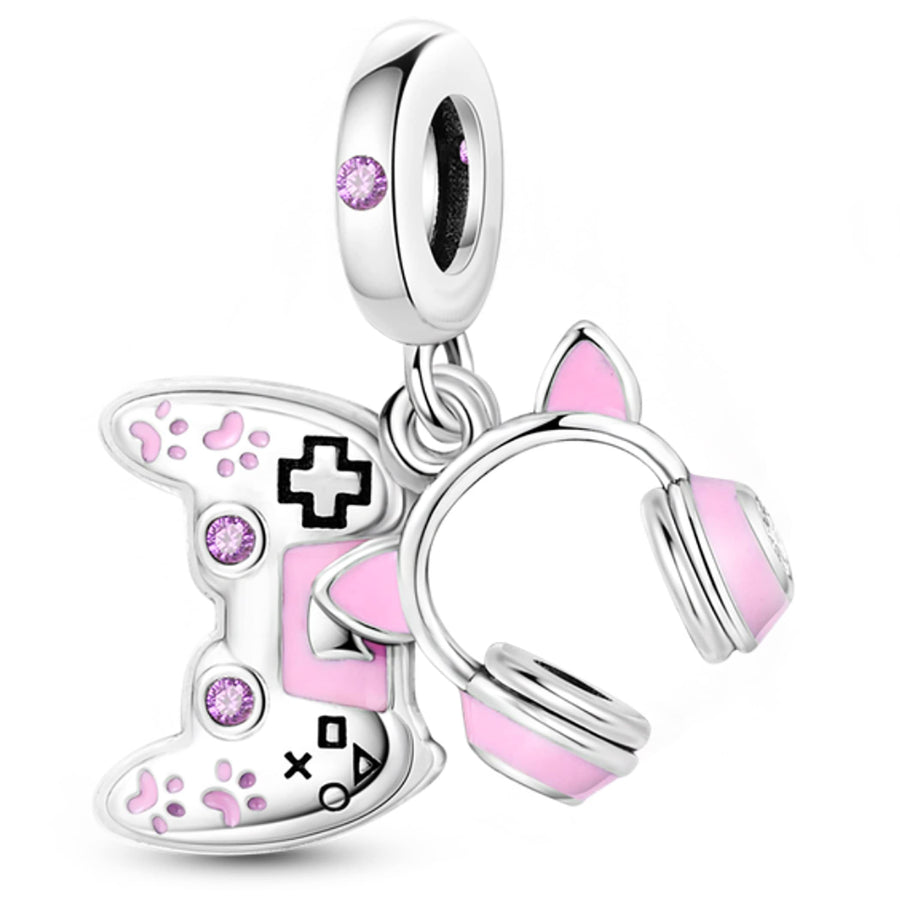 Gamer Girl Accessories - Gamer Jewelry and Gamer Girl Gifts great for Gamer Couple gifts or Video Game Shoe Charms and Gamer Charms or Video Game Charms as Cute Gamer Accessories for a Gaming Couple-0