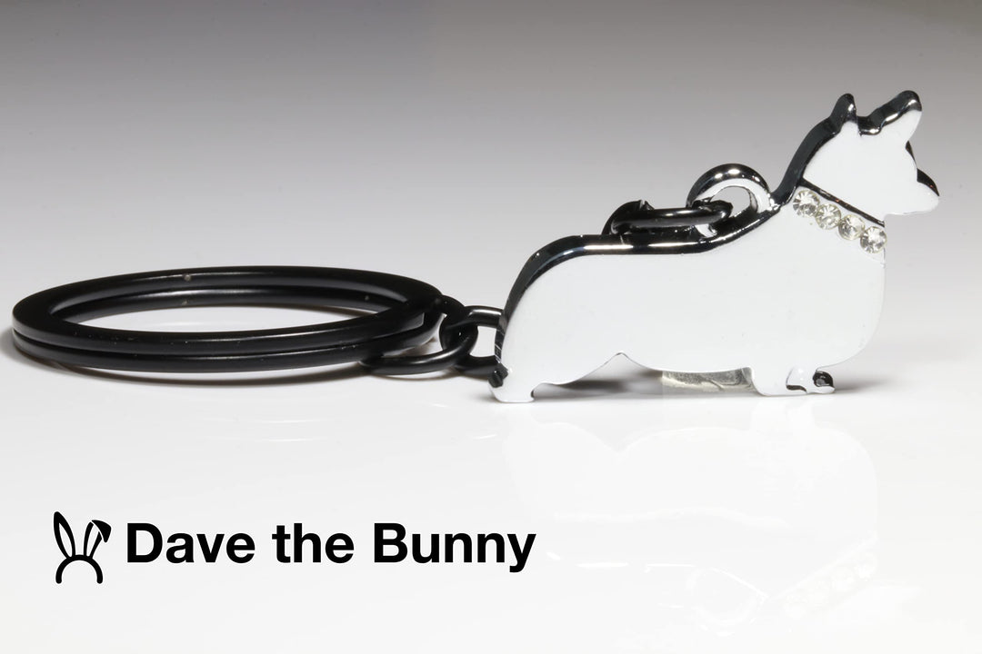 Dave The Bunny Corgi Keychain - Corgi gifts for Corgi Lovers Women and Men will Love a Great Dog Keychain Corgie Lovers Gift and Amante de los Corgis et Amante de los Perros-5