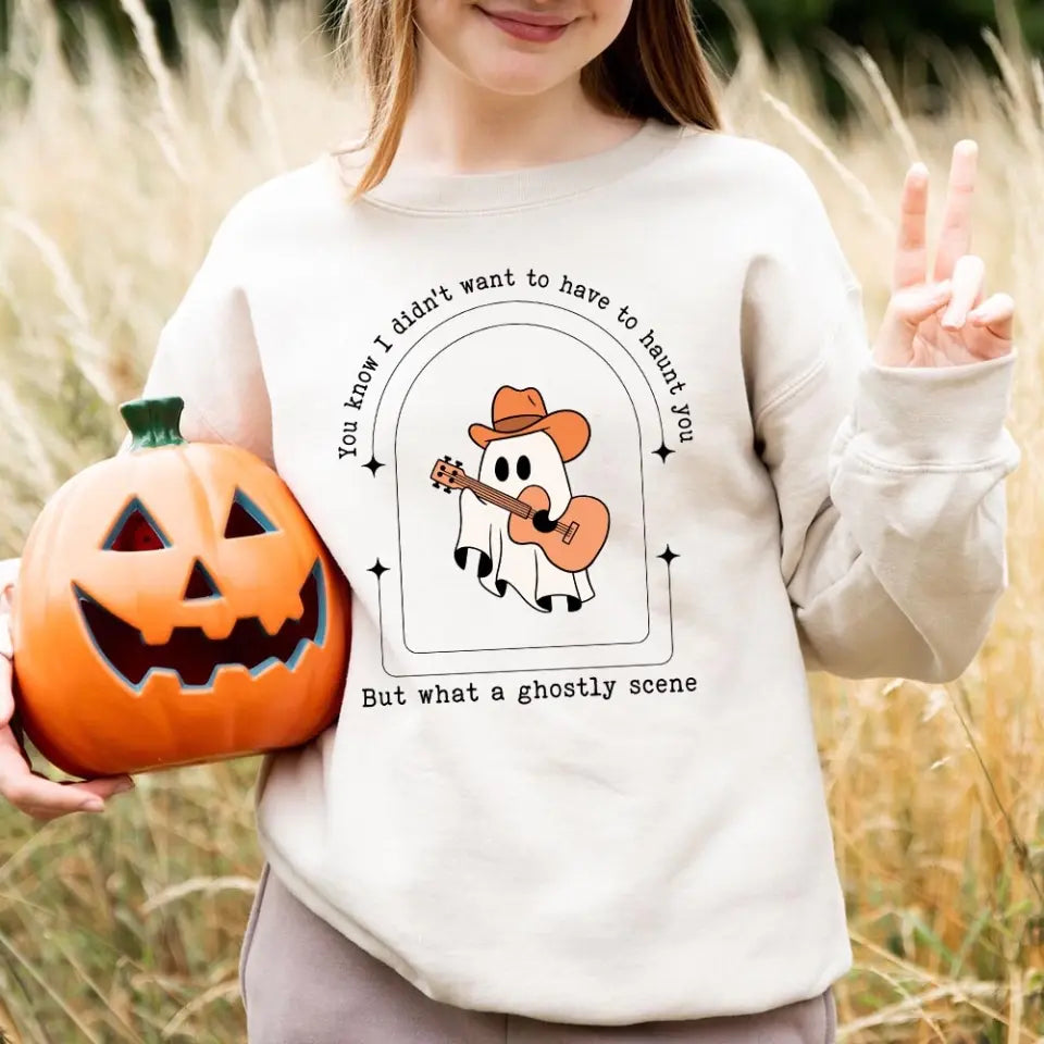 But What A Ghostly Scene Halloween Top