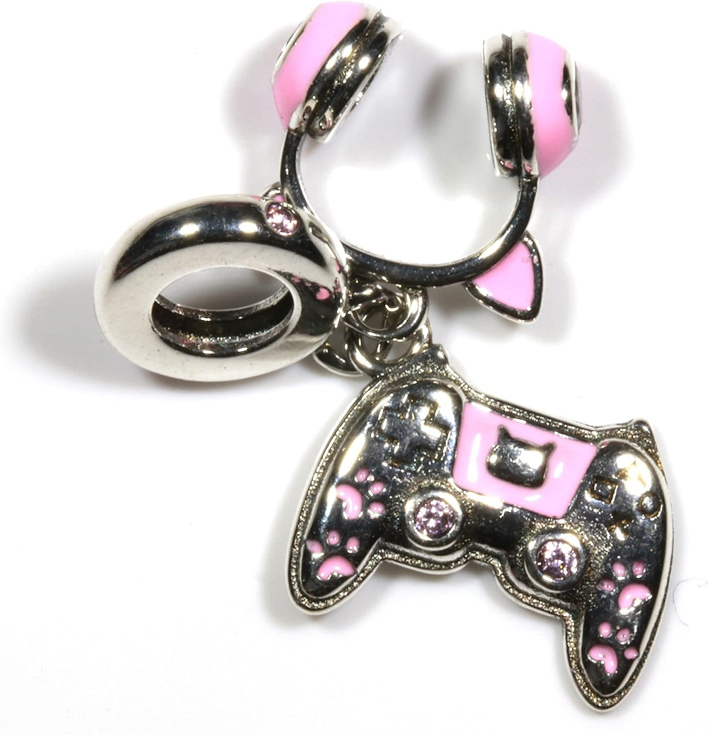 Gamer Girl Accessories - Gamer Jewelry and Gamer Girl Gifts great for Gamer Couple gifts or Video Game Shoe Charms and Gamer Charms or Video Game Charms as Cute Gamer Accessories for a Gaming Couple-1