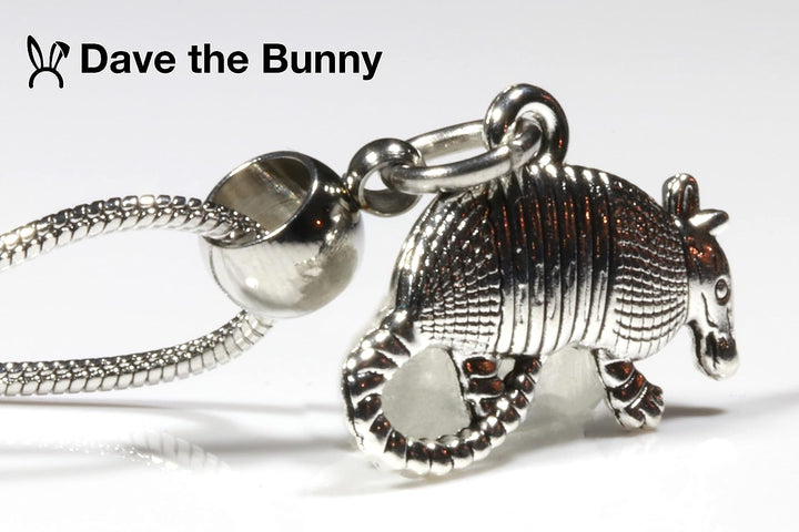 Armadillo Necklace - Armadillo Gifts and Souvenirs as Great Armadillo Jewelry Stainless Steel Snake Chain or Armadillo Ornament for the Armadillo Elite and Armadio Portatile as Mighty the Armadillo-4