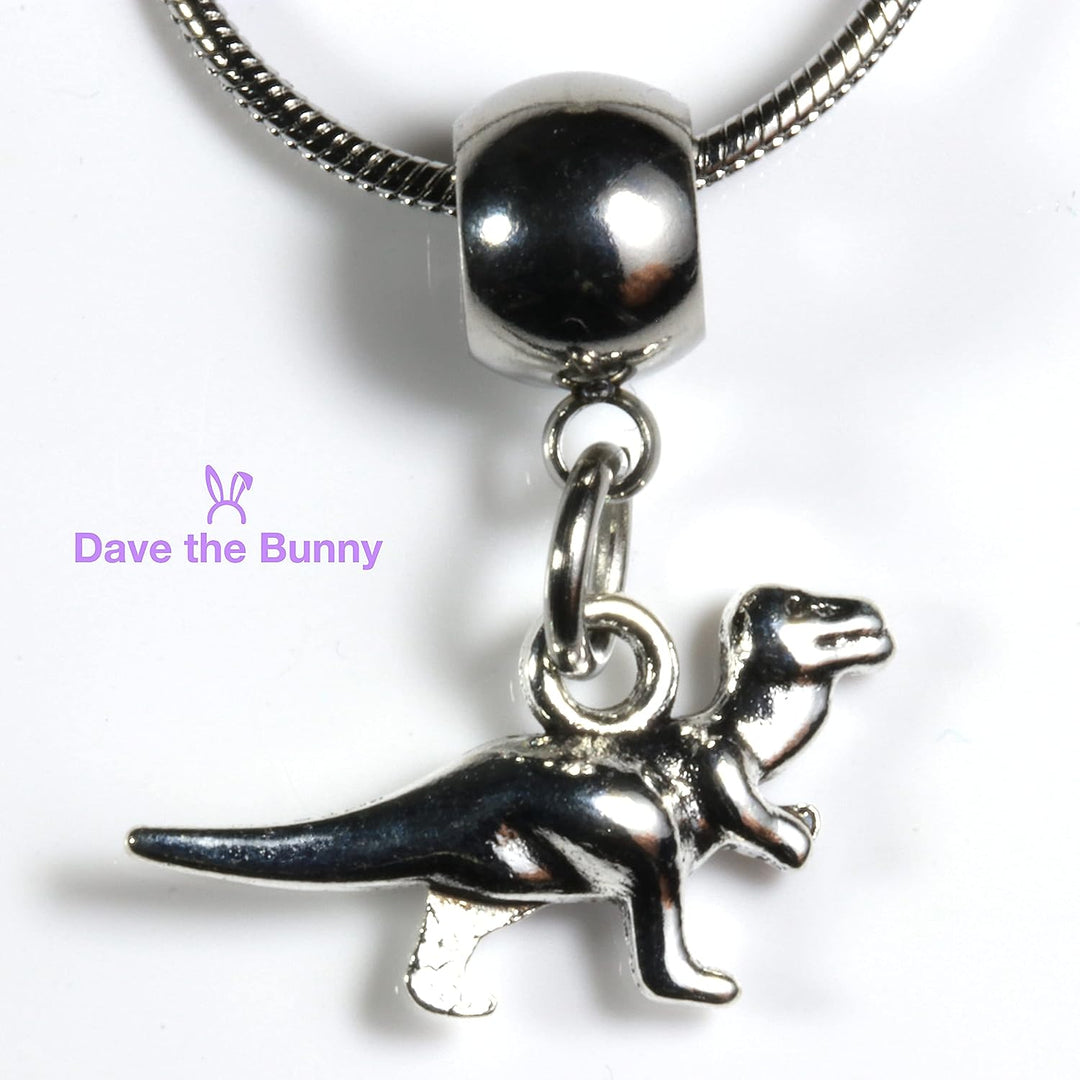 Trex Dinosaur Necklace for Women - 100% Stainless Steel Chain, Unique and Fun Necklaces for Adults, Perfect Dinosaur Gifts for Men and Women who Love Cute Dinosaur Stuff and Trex Accessories-1