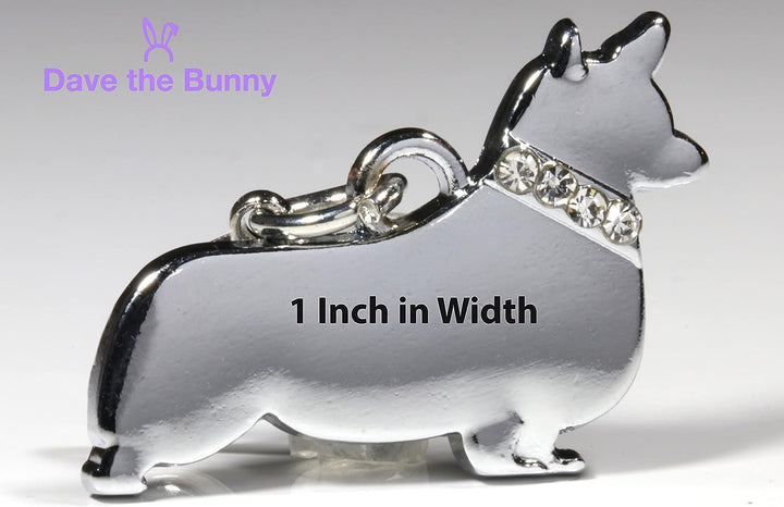 Corgi Charm - Corgi Gifts for Corgi Lovers Women and Men a Corgi Shoe Charm or for a Dog Keychain Great Corgi Keychain and Corgi Stuff or Dog Charms and Animal Charms and Corgie Lovers Gift Corgi Mom-1