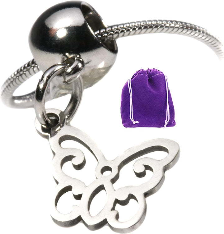 Stainless Steel Butterfly Necklaces for Teen Girls or a Great Butterfly Necklace for Women. These are Cute Necklaces for Teen Girls and Cute Necklaces for Women Butterfly Gifts for Women and Men-0