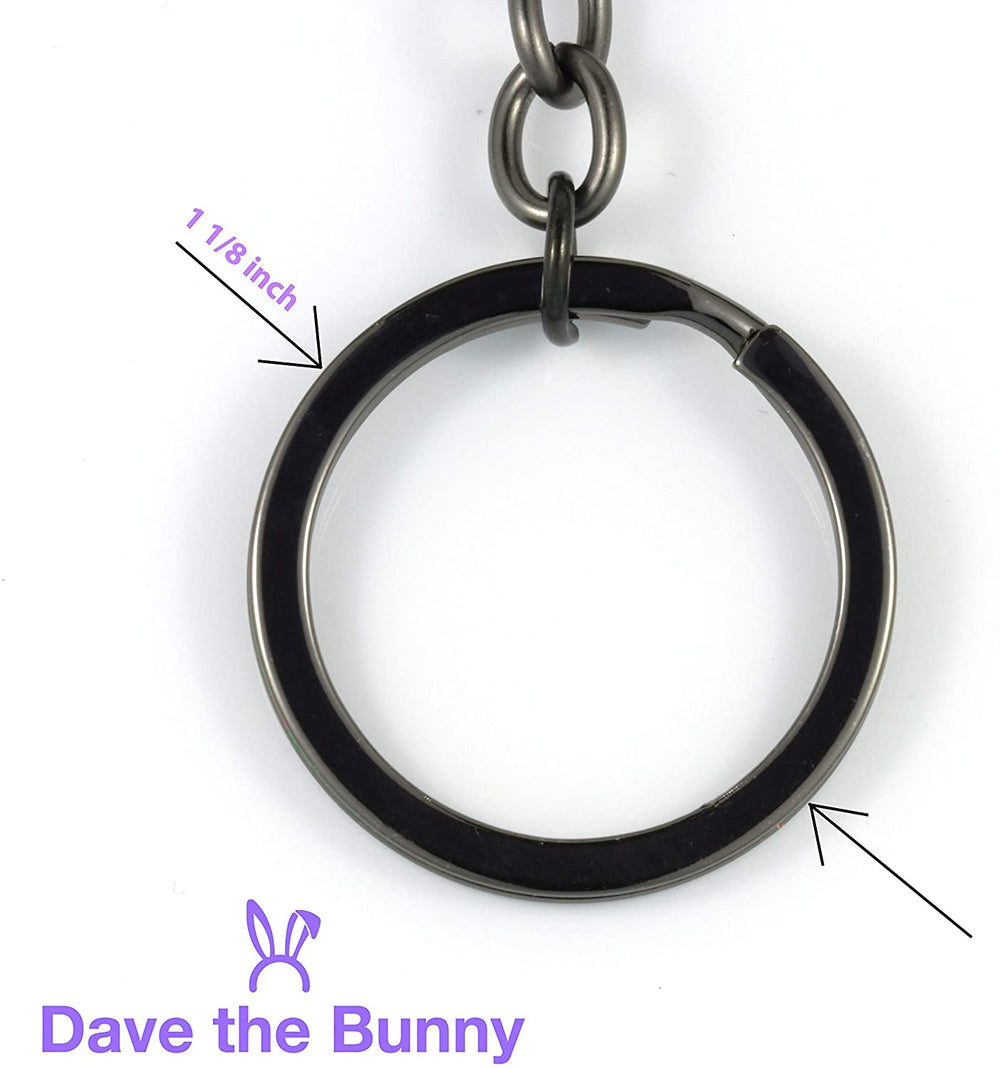 Bumble Bee Keychain | Bee Keychain with Black 1 Inch Ring with a Bumble Bee Charm Great for Women or Men or Anyone that Loves Bumblebee Accessories and Bee Keychains that are Cute Keychains for Women-1