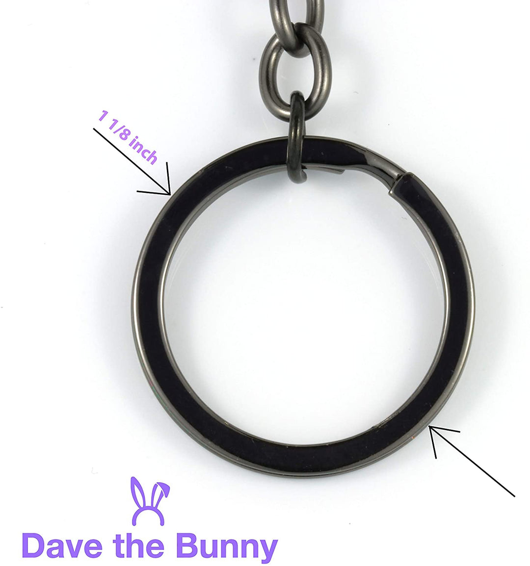 Bumble Bee Keychain | Bee Keychain with Black 1 Inch Ring with a Bumble Bee Charm Great for Women or Men or Anyone that Loves Bumblebee Accessories and Bee Keychains that are Cute Keychains for Women-1