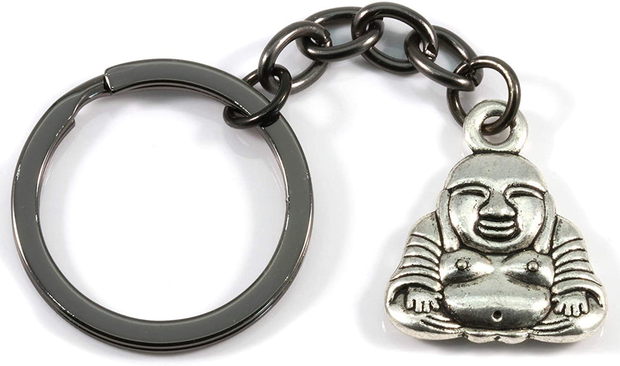 Emerald Park Jewelry Buddha Keychain | 3D Buddha Key Chains for Good Luck and Good Fortune a Great Gift for Someone That practices Buddhism or for The Person That Believes to be a Buddhist at Heart-0