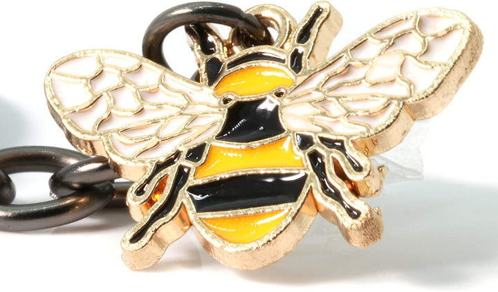 Bumble Bee Keychain | Bee Keychain with Black 1 Inch Ring with a Bumble Bee Charm Great for Women or Men or Anyone that Loves Bumblebee Accessories and Bee Keychains that are Cute Keychains for Women-2