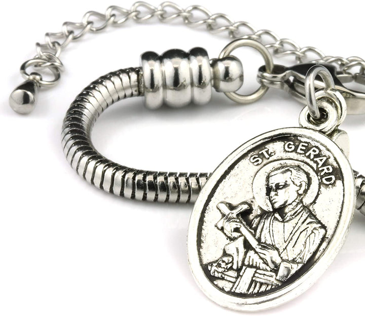 St Gerard Bracelet | Patron Saint of Pregnancy Saint Gerard Bracelet is a Great Gift for Women or Men that are Expecting a Child The St Gerard Medal for Pregnancy Bracelet is a Great Fertility Gift-1