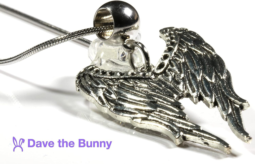 Angel Wing Necklace for Women and Men - A Guardian Angel Necklace for Women or Memorial Necklace and Angel Wing Jewelry for Women and Angel Wing Pendant Necklace for Men and In Memory Necklace-2