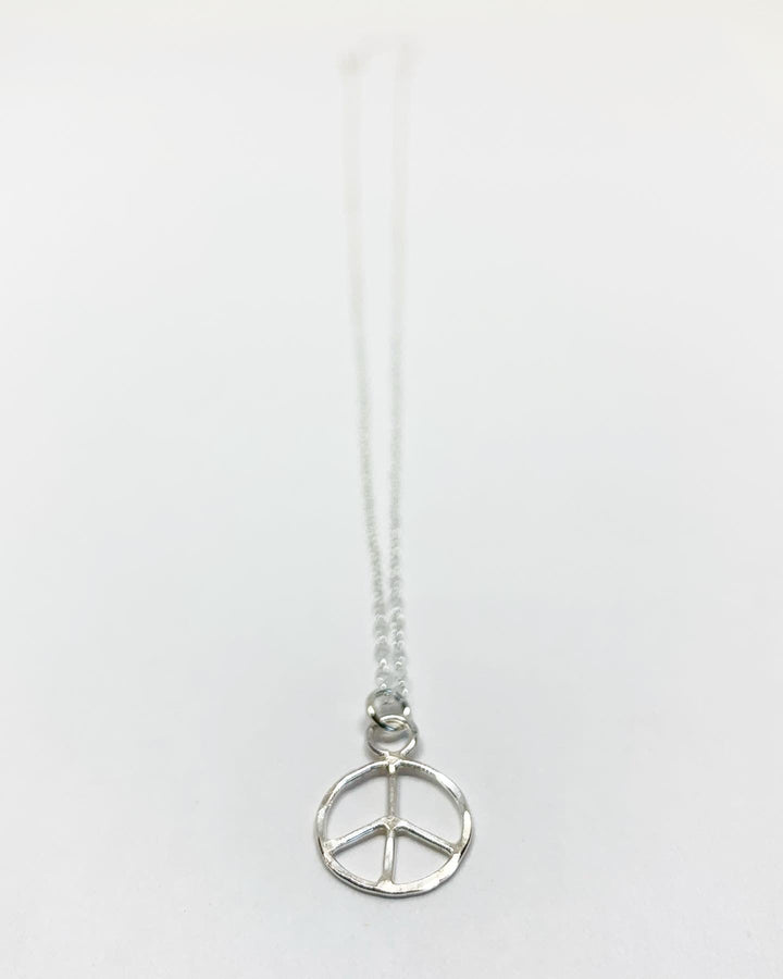 Peace Sign Necklace - Small-1