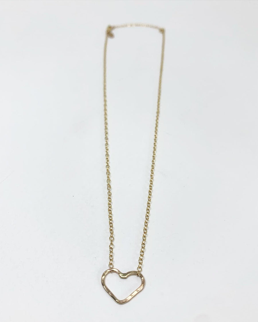 Heart Charm Necklace-0