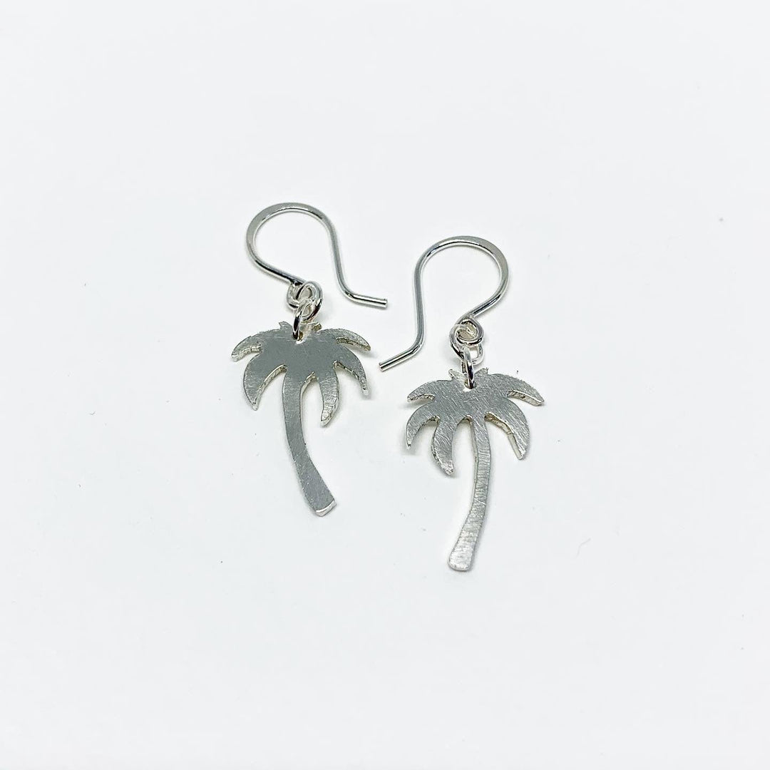 Palm Tree Charm Earrings-1