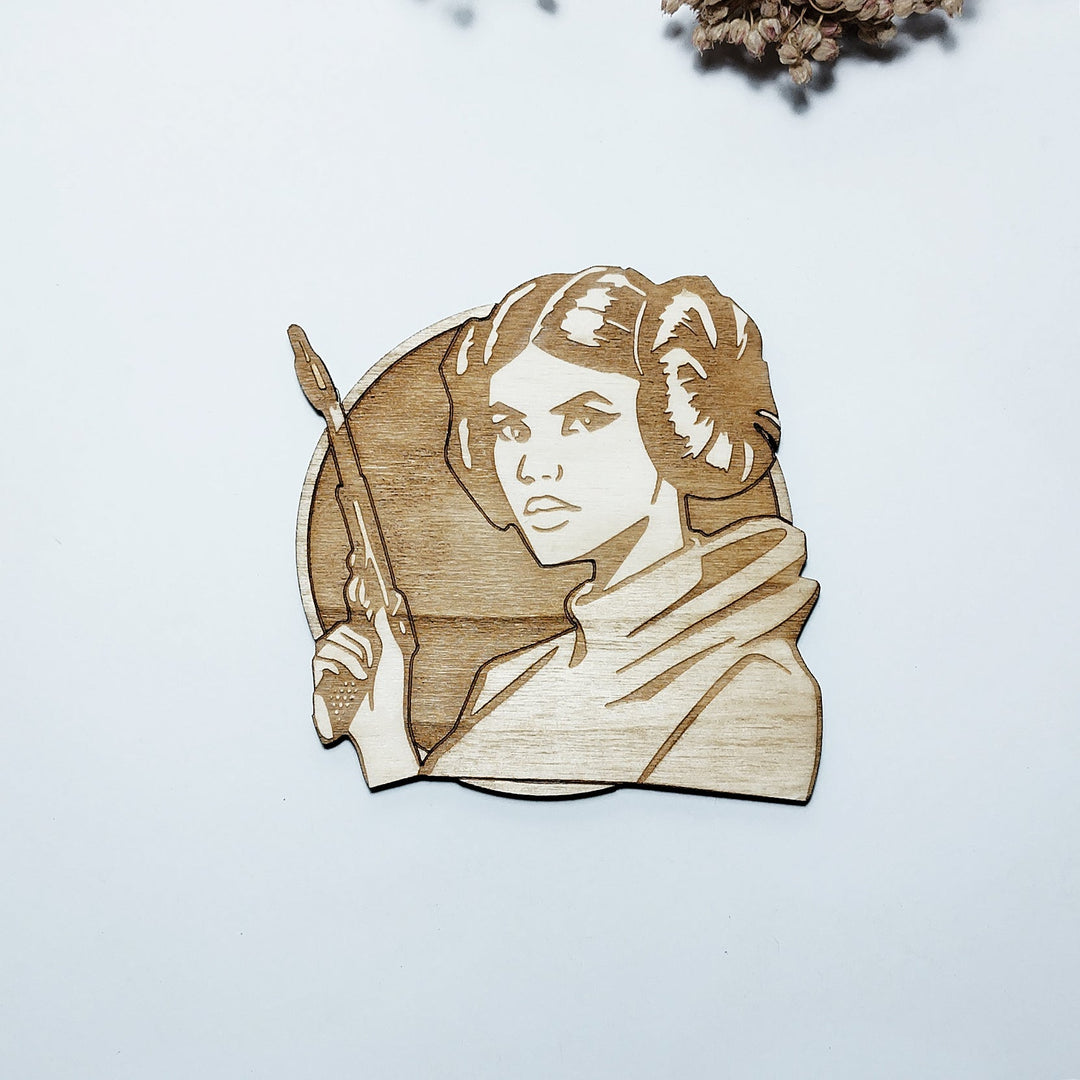 Set of 8 Star Wars Wooden Coasters - Handmade Gift - Housewarming - Wood Kitchenware-3