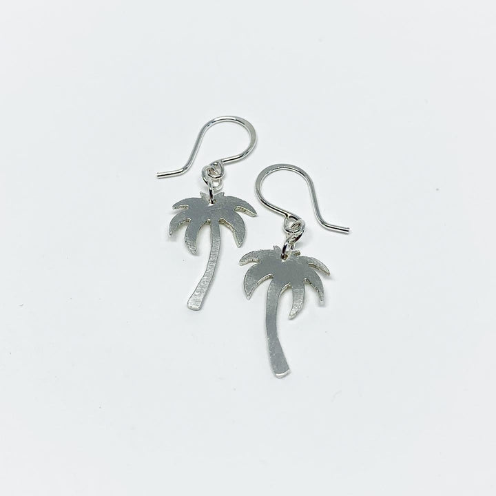 Palm Tree Charm Earrings-2