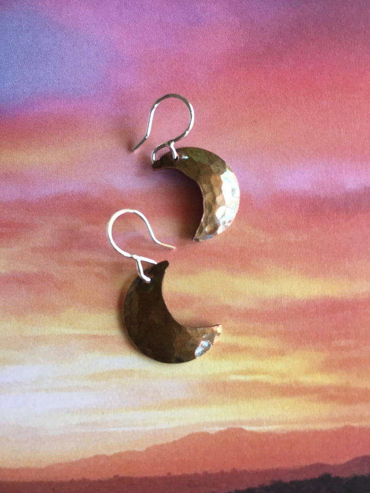 Crescent Moon Earrings-1