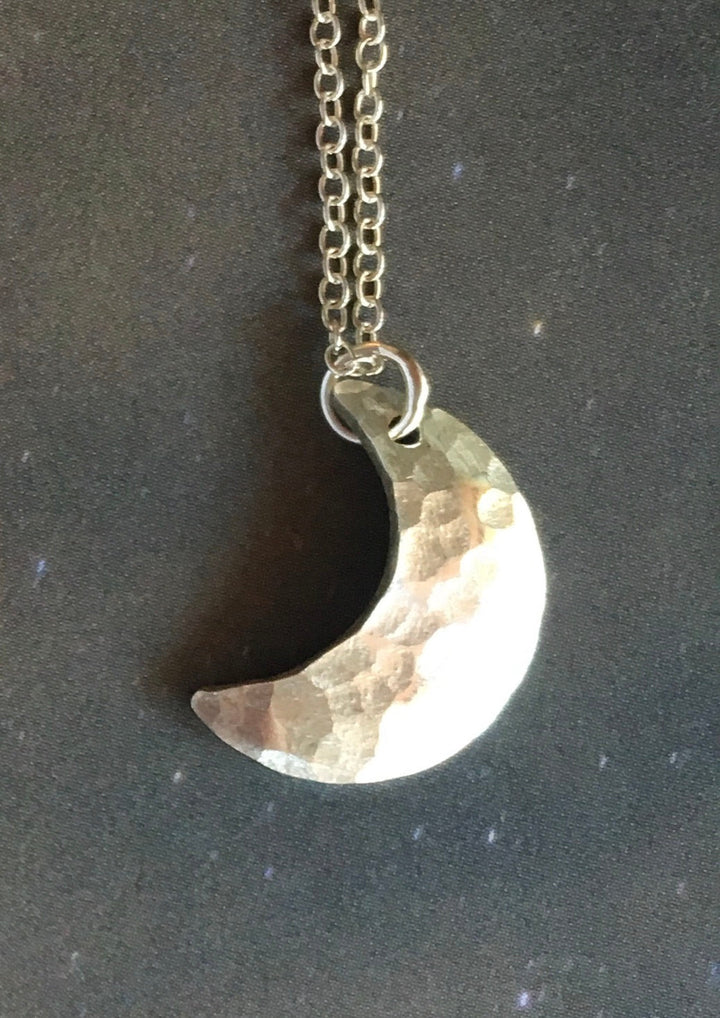 Crescent Moon Necklace-0