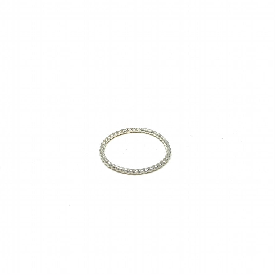 Rustic Twist Stacking Rings-1