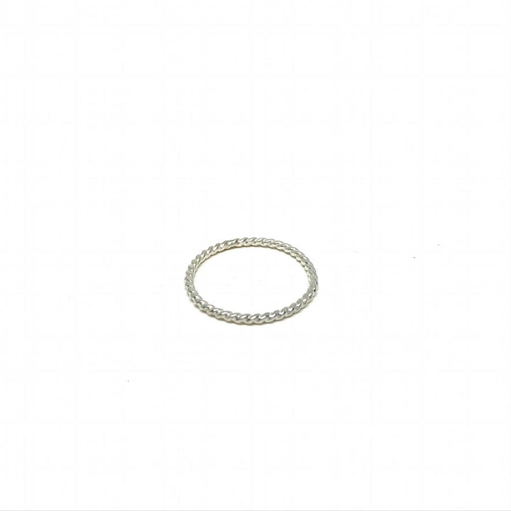 Rustic Twist Stacking Rings-1