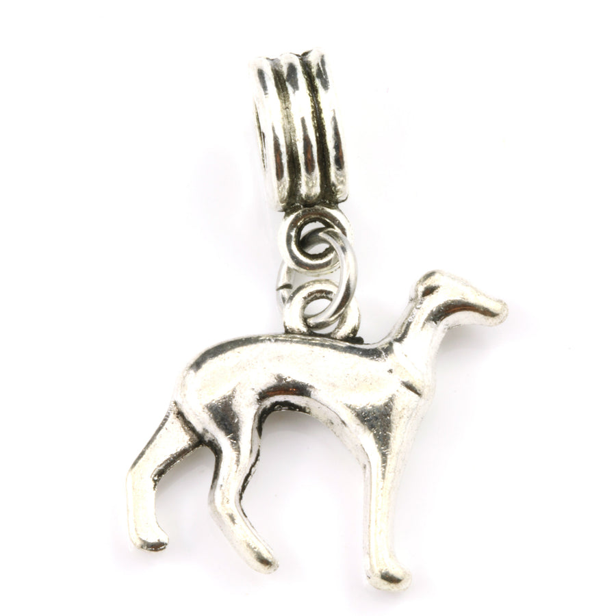 Greyhound Dog Charm-0