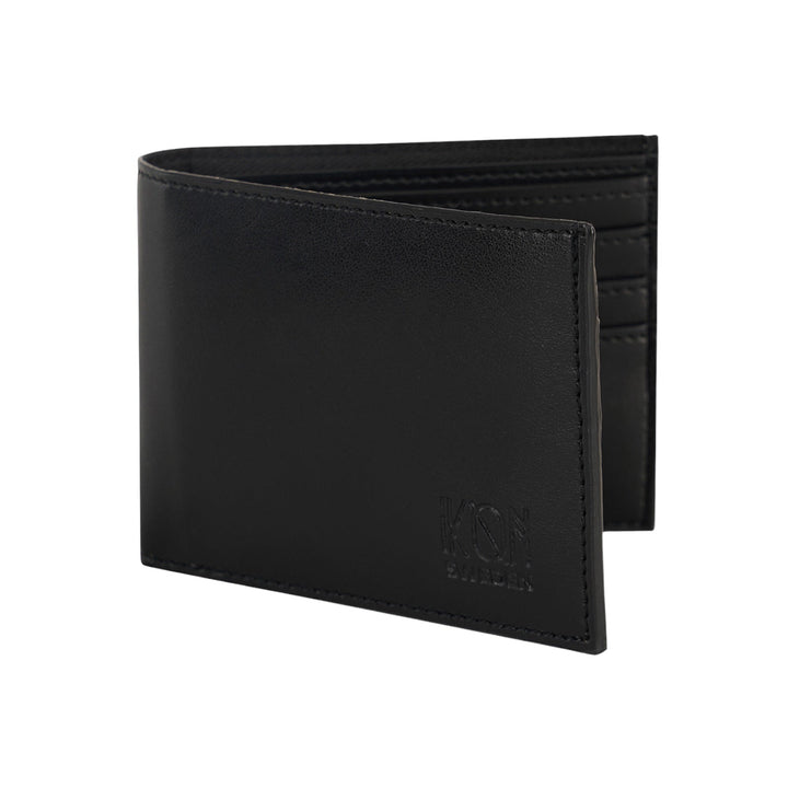 Apple Leather Classic Wallet with RFID Protection - Black-0