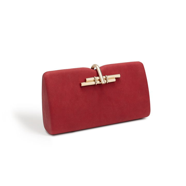 Red - Allegro Vegan Clutch Bag-3