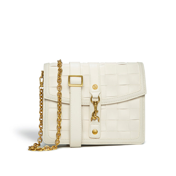 Daisy White Vegan Shoulder & Crossbody Bag-2