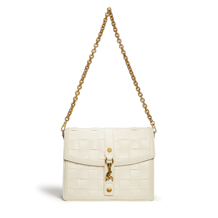 Daisy White Vegan Shoulder & Crossbody Bag-6