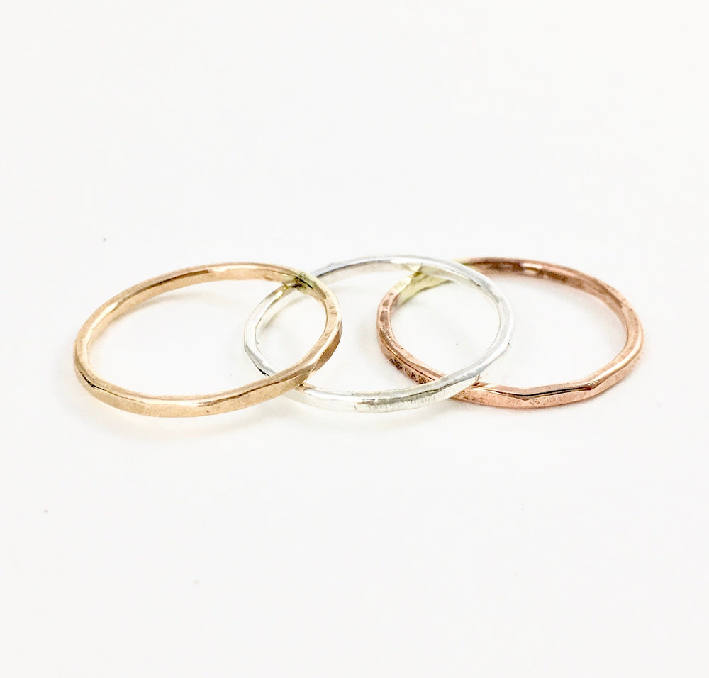 Rustic Stacking Rings-1