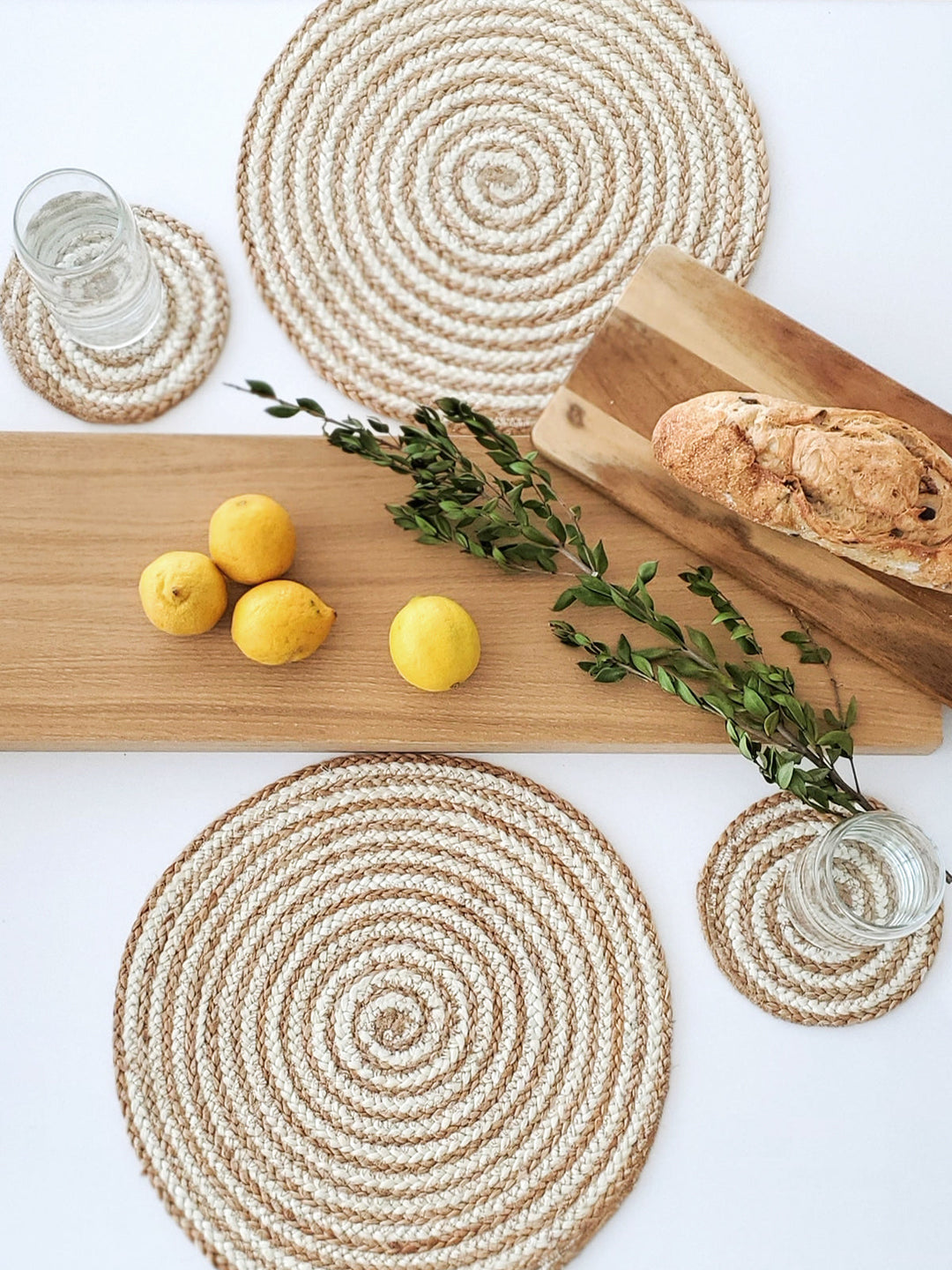 Kata Spiral Placemat - Natural (Set of 4)-2