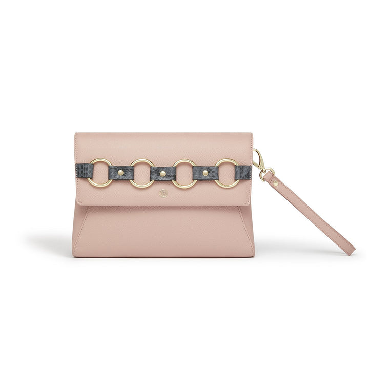 Alder Pink Clutch & Cross-Body Bag-1