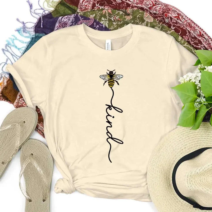 Bee Kind With Line - Be Kind Tee