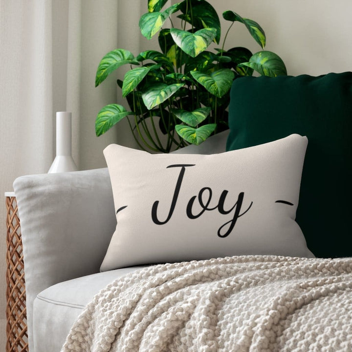 Decorative Throw Pillow - Double Sided Sofa Pillow / Joy - Beige Black-2