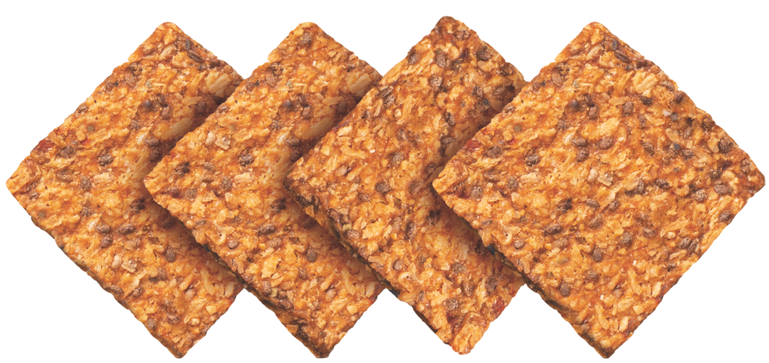Tomato Herb Sweet Potato Crackers, 6 x 66g-Pack