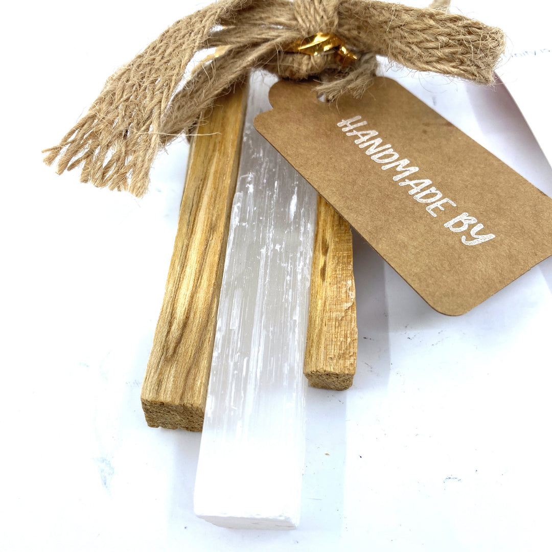 Uplifting Bundle, Palo Santo & Selenite Wand-5