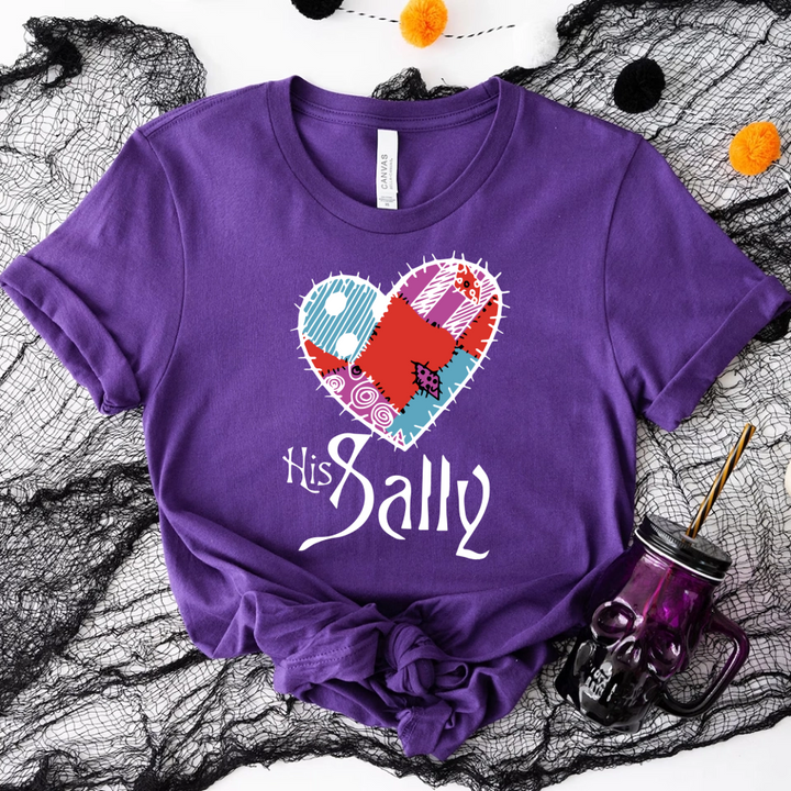 Her Jack & His Sally Couples Halloween Tee