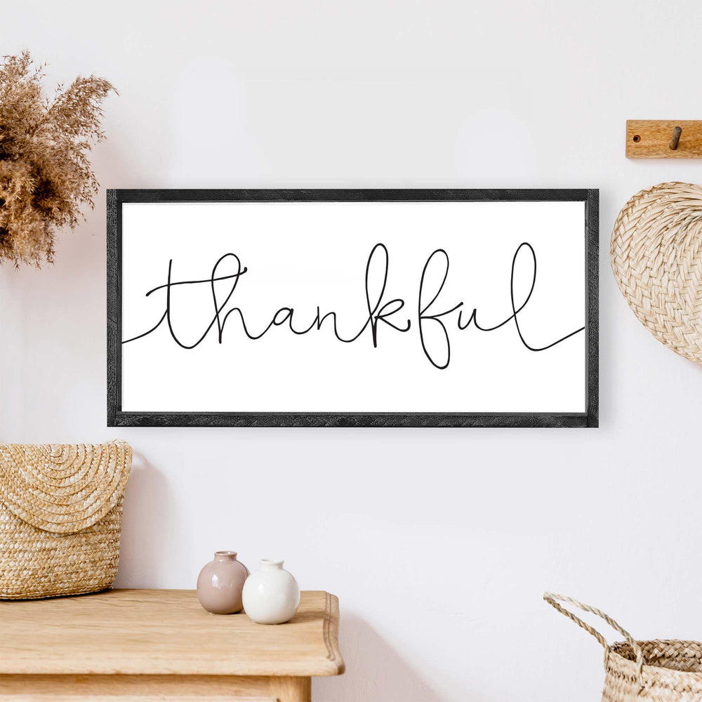 Thankful Wood Sign-1