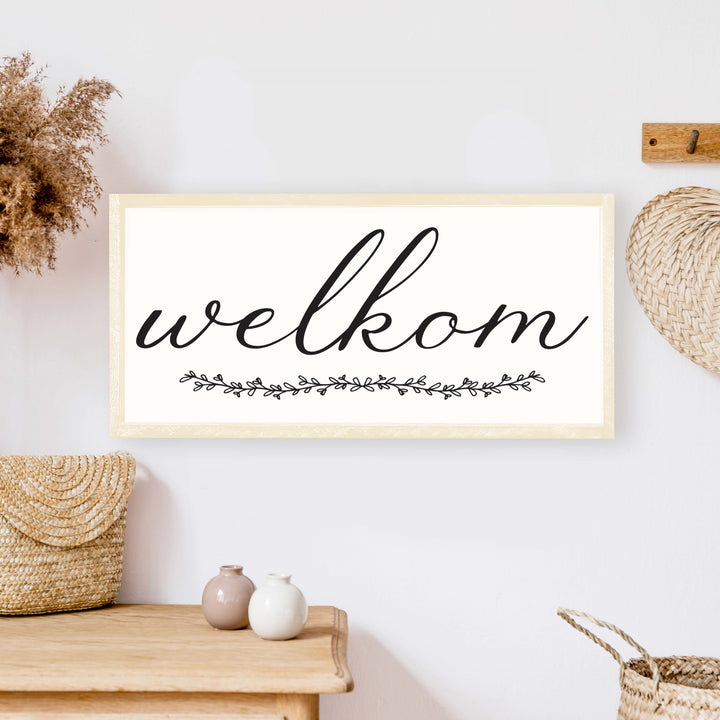 Welkom Wood Sign-3